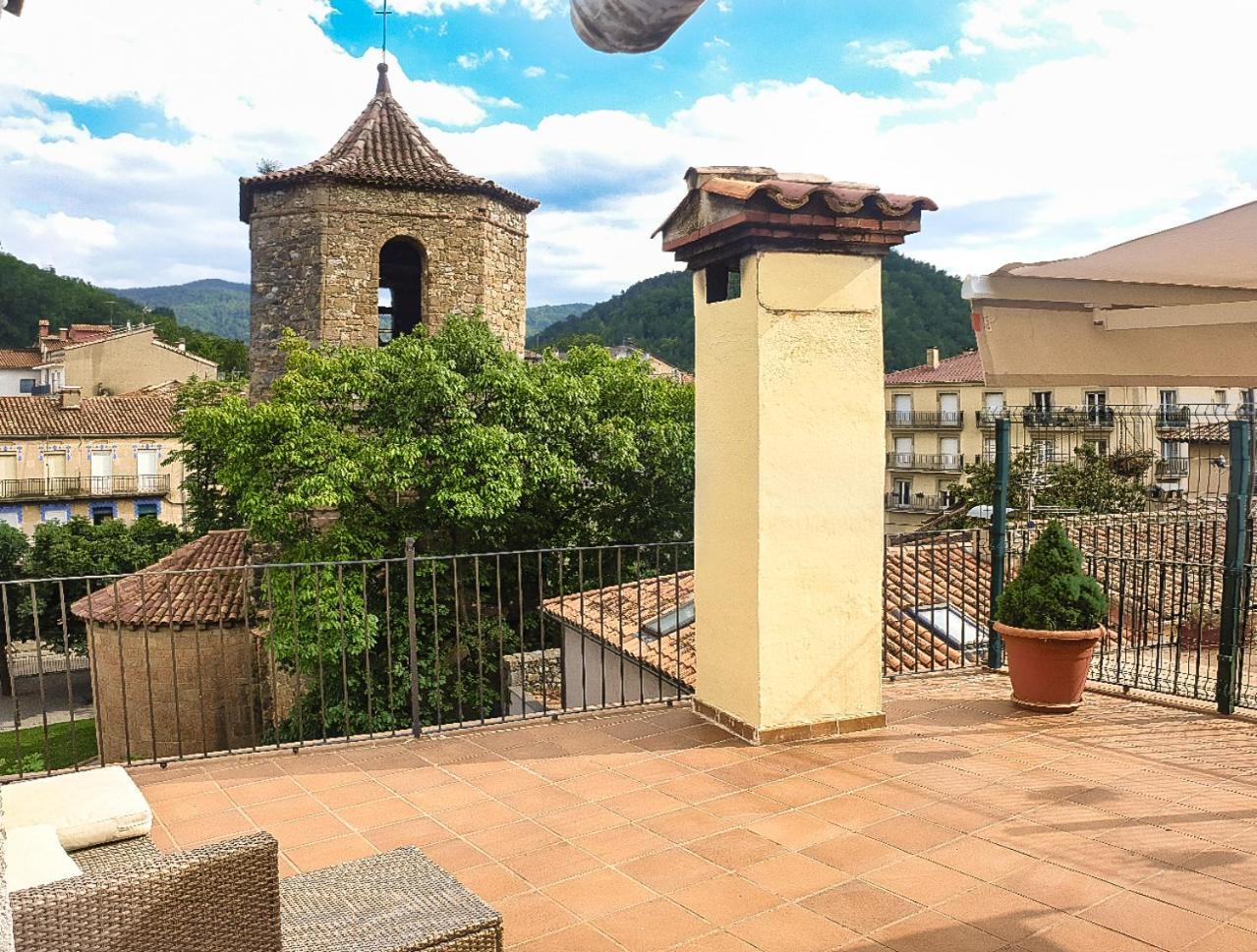Apartmán Casa Lola - Terraza Panoramica En El Centro Del Pueblo Sant Joan de les Abadesses Exteriér fotografie